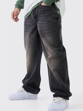 33. BoohooMAN • NWT  Charcoal Relaxed Fit Jeans